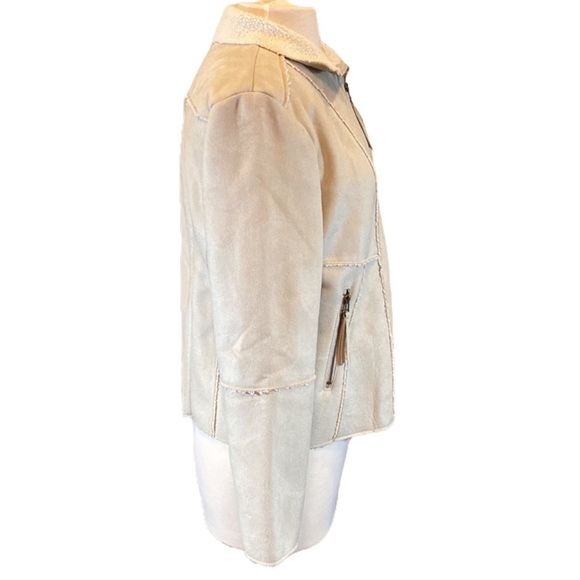 Chico's Faux Suede Jacket - Picture 4 of 7